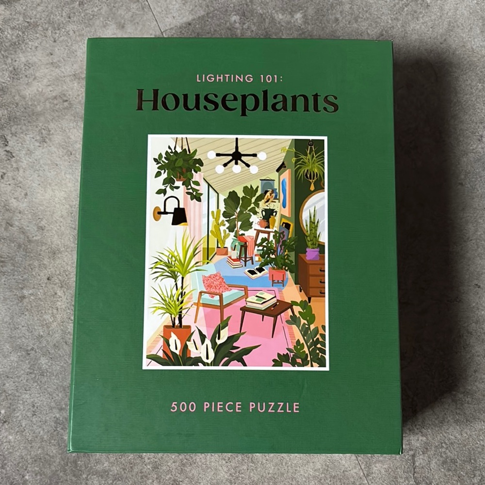 Lighting 101 : Houseplants 500 Piece Puzzle - Galison